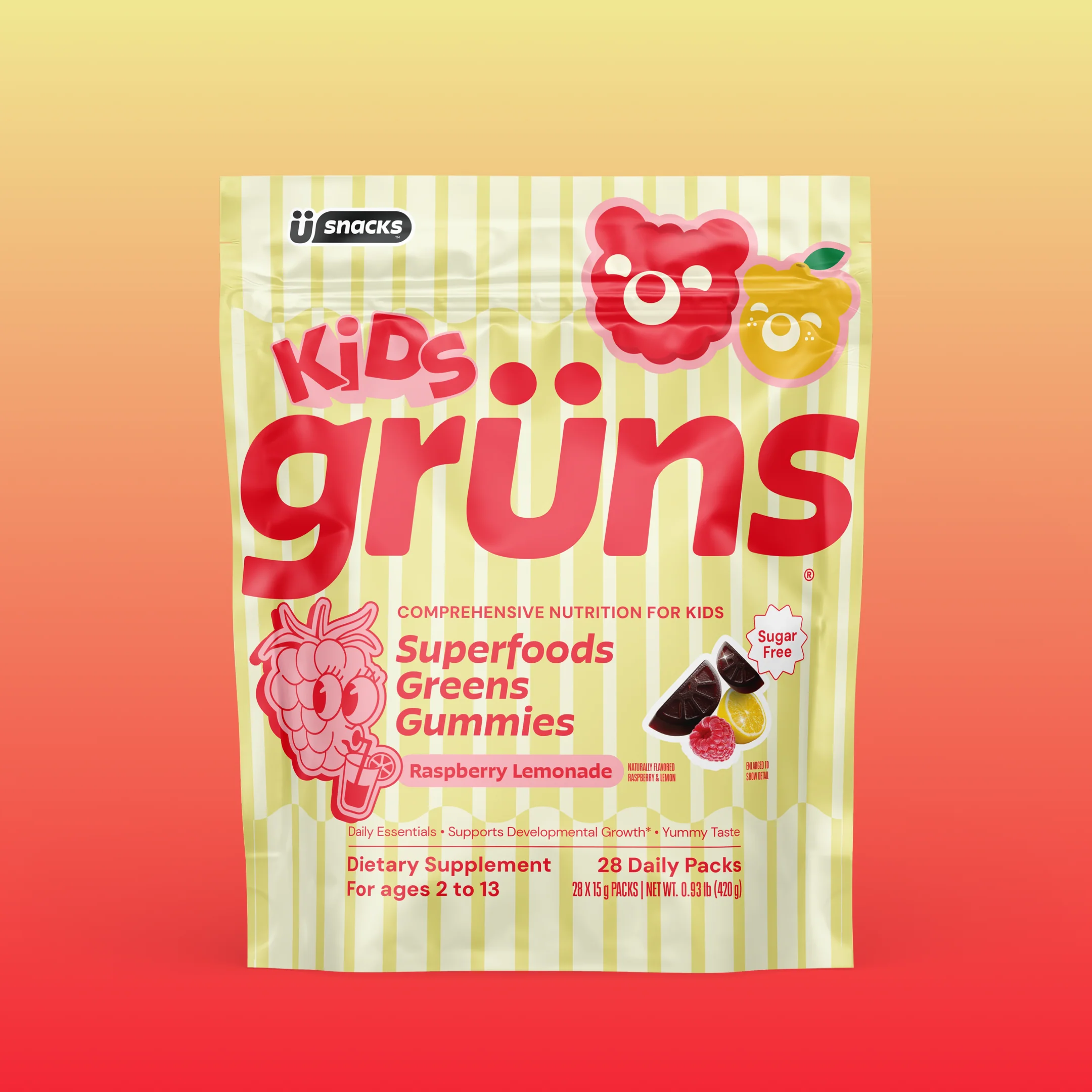 Grüns Kids Raspberry Lemonade - Image 7